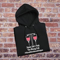 don't drink the wine hoodie