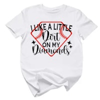 a t - shirt that says i like a little diamond on my diamonds
