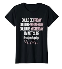 could be friday could be wednesday i'm not sure t - shirt