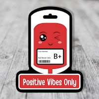 positive vibes only sticker