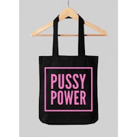 pussy power tote bag