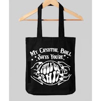 my crystal ball says your name tote bag