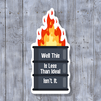 well this is less than deal it sticker