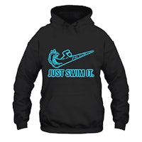 just swim it hoodie