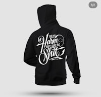 a black hoodie with the words'heart is a legend shit'on it
