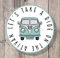 let's take a ride on the vw van