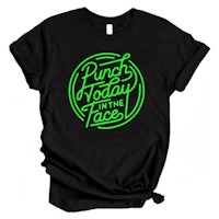 punch everyday in the face t-shirt