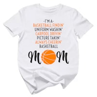 i'm a basketball mom t - shirt