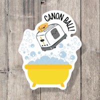canon ball sticker