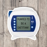 pump to be a dietitian sticker