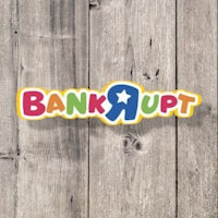 bankup logo on a wooden wall