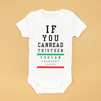 if you can read this, you can read this baby bodysuit