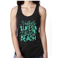 nobody likes the beach tank top