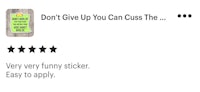 don't give you can cuss sticker