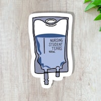 nursing student bag sticker