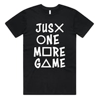 justx one more game t-shirt