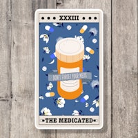the medicated tarot card