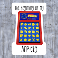 the beginning of my anxiety sticker