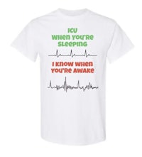 i know when you're sleeping i know when you're awake t-shirt