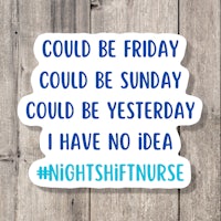 could be friday could be sunday could be yesterday i have no idea